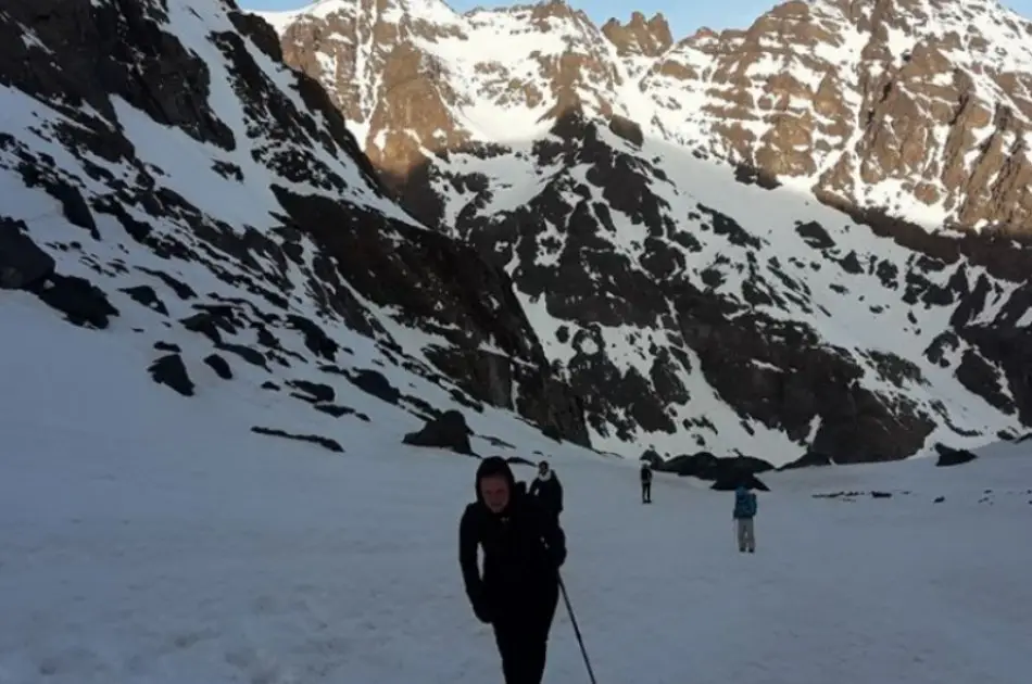2-day Toubkal trekking — Mount Toubkal summit ascent from Imlil — alternative view