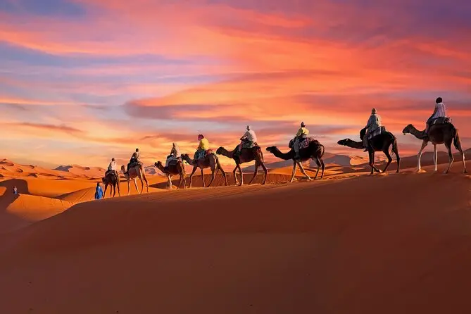 2-day tour from Marrakech to Merzouga Sahara desert and camel trek