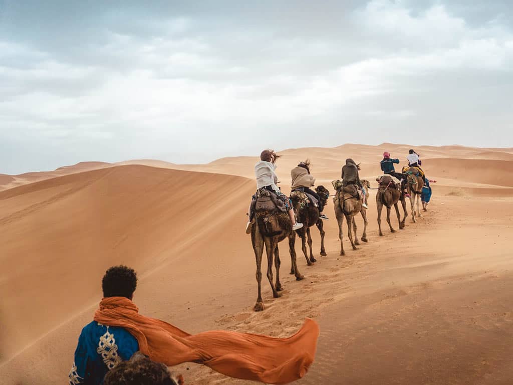 4-day desert excursion from Agadir to Merzouga Sahara dunes