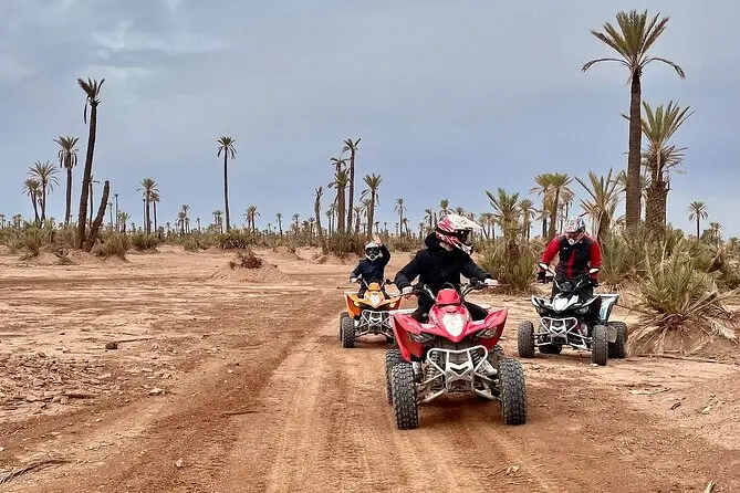 Quad and buggy ride through Marrakech palmeries and rocky desert tracks