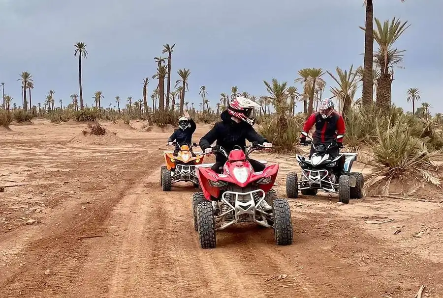 Corporate group working through a facilitated team building activity in Marrakech