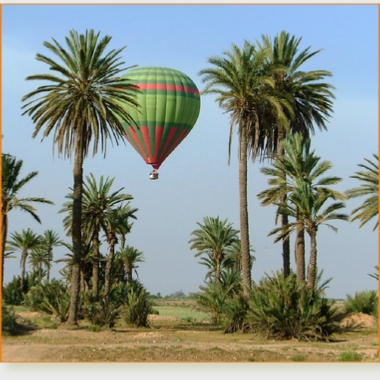 Hot Air Balloon over Marrakech