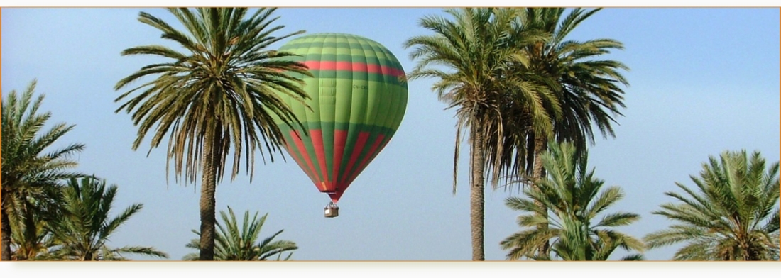 Hot Air Balloon over Marrakech