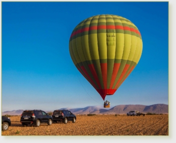 Hot Air Balloon over Marrakech
