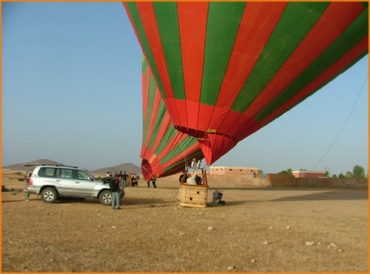 Hot Air Balloon over Marrakech