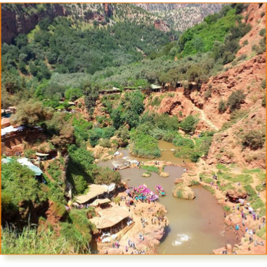 Ouzoud waterfalls day trip from Marrakech