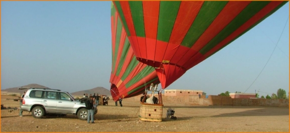 Hot Air Balloon over Marrakech